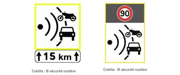 Panneaux de signalisation et radars : du nouveau pour les automobilistes et motards