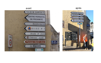 L’optimisation de la signalisation urbaine dans la commune de Nogent-Le-Rotrou par le bureau d’étude Amos Signalisation.